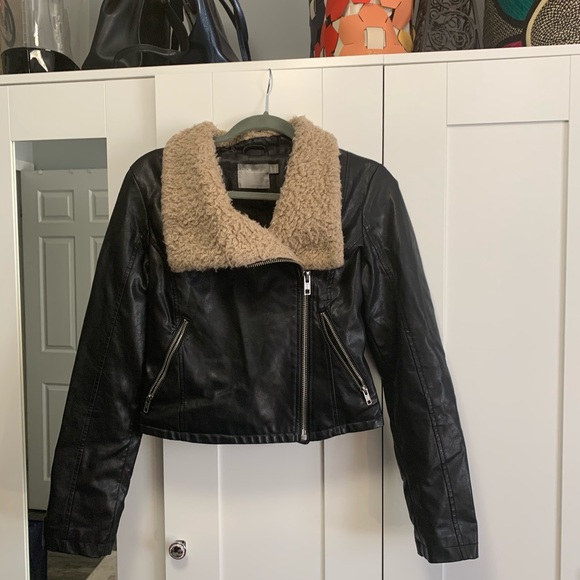 ASOS Jackets & Blazers - ASOS Black Faux Leather